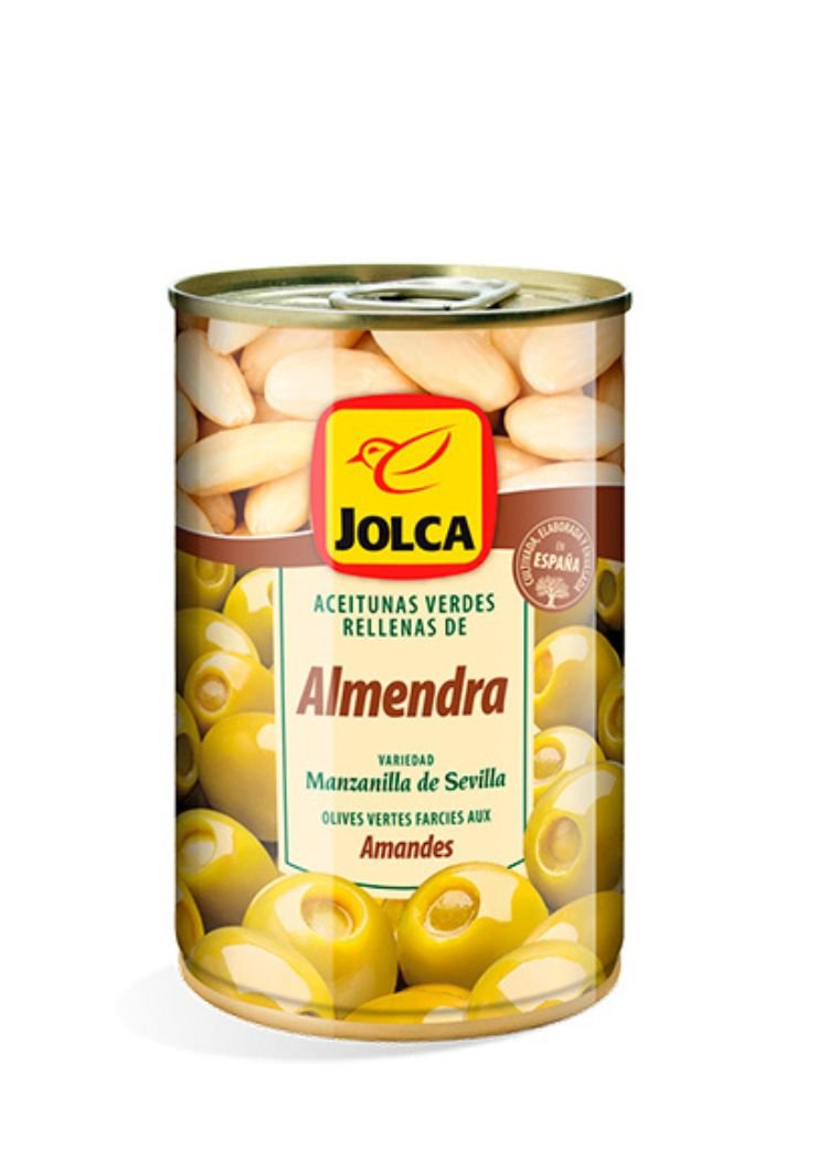 Aceituna Rellena de Almendra Jolca 300gr (1)