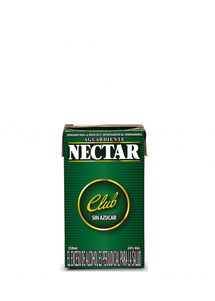 Aguardiente Nectar Verde Sin Azúcar Tetra 260ml