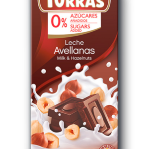 Torras Chocolate con Leche y Avellanas 75 gr