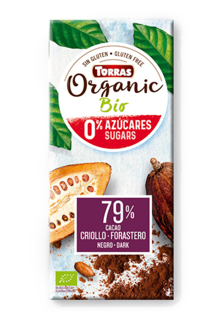 Torras organic bio 79% Cacao criollo forastero 150 gr (1)