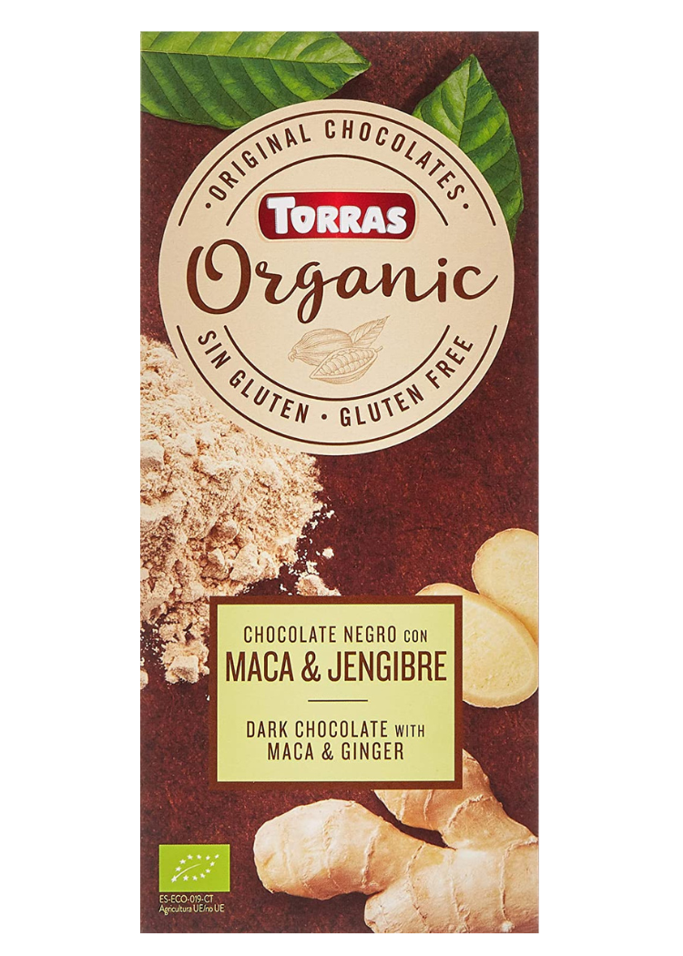 Torras Organic Bio Chocolate Con Maca Y Jengibre 100gr Casa Lis Torras Organic Bio Chocolate Con Maca Y Jengibre 100gr Casa Lis